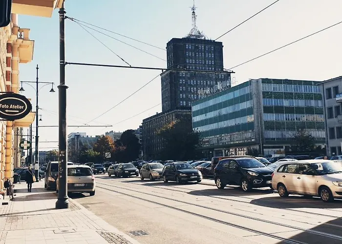 Narutowicza 8 Strict Centre Free Car Park Łódź